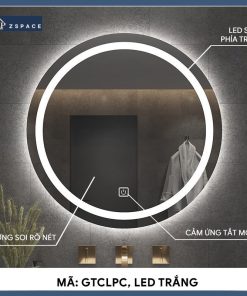 Gương tròn led trắng