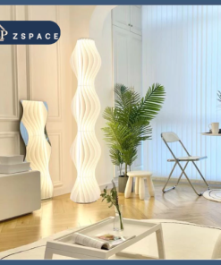 Đèn Sàn Đứng Dáng Cao Thân Xếp Lớp Kiểu Dáng Hàn Quốc